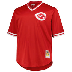 Pete Rose Cincinnati Reds Mitchell & Ness 1984 Cooperstown Collection Mesh Pullover Jersey - MLB Jerseys