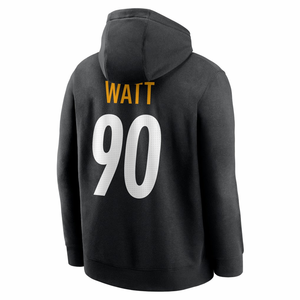 Pittsburgh Steelers T.J. Watt  Name & Number Fleece Hoodie | NFL Outlet