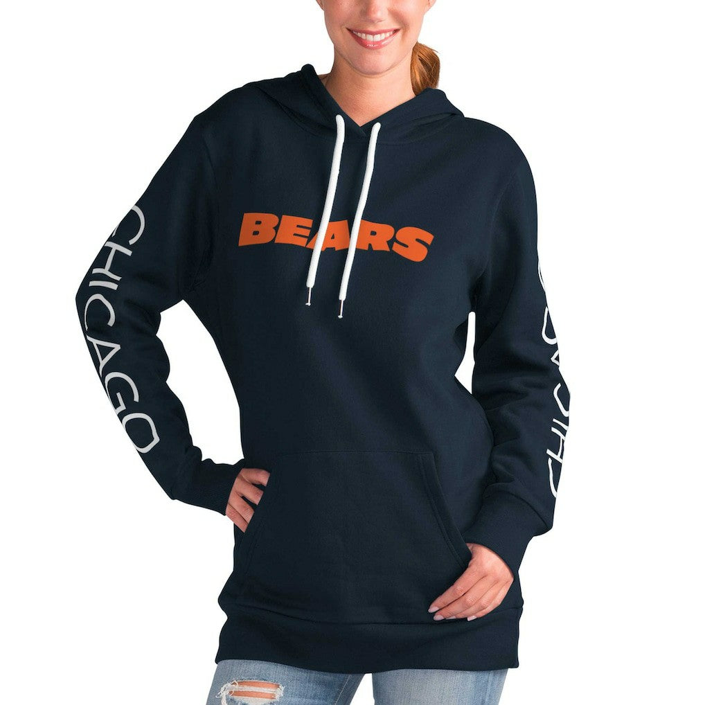 Chicago Bears G-III 4Her by Carl Banks Women's Extra Inning Pullover Hoodie | NFL On sale