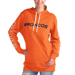 Denver Broncos G-III 4Her by Carl Banks Women's Extra Inning Pullover Hoodie | NFL Hot