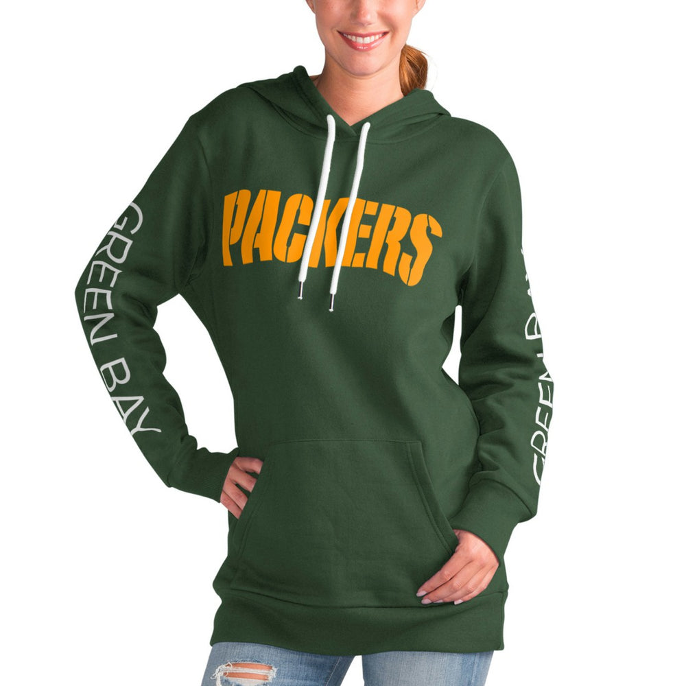 Green Bay Packers G-III 4Her by Carl Banks Women's Extra Inning Pullover Hoodie | NFL US