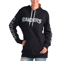 Las Vegas Raiders G-III 4Her by Carl Banks Women's Extra Inning Pullover Hoodie | NFL Sale