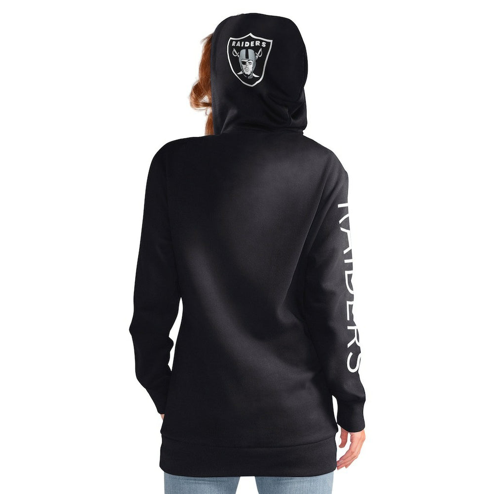 Las Vegas Raiders G-III 4Her by Carl Banks Women's Extra Inning Pullover Hoodie | NFL Sale