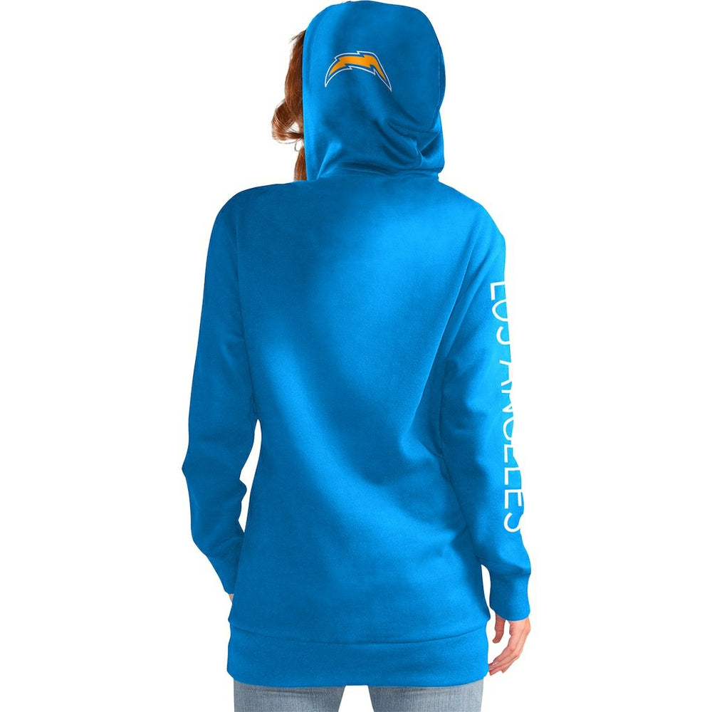 Los Angeles Chargers G-III 4Her by Carl Banks Women's Extra Inning Pullover Hoodie | NFL Hot