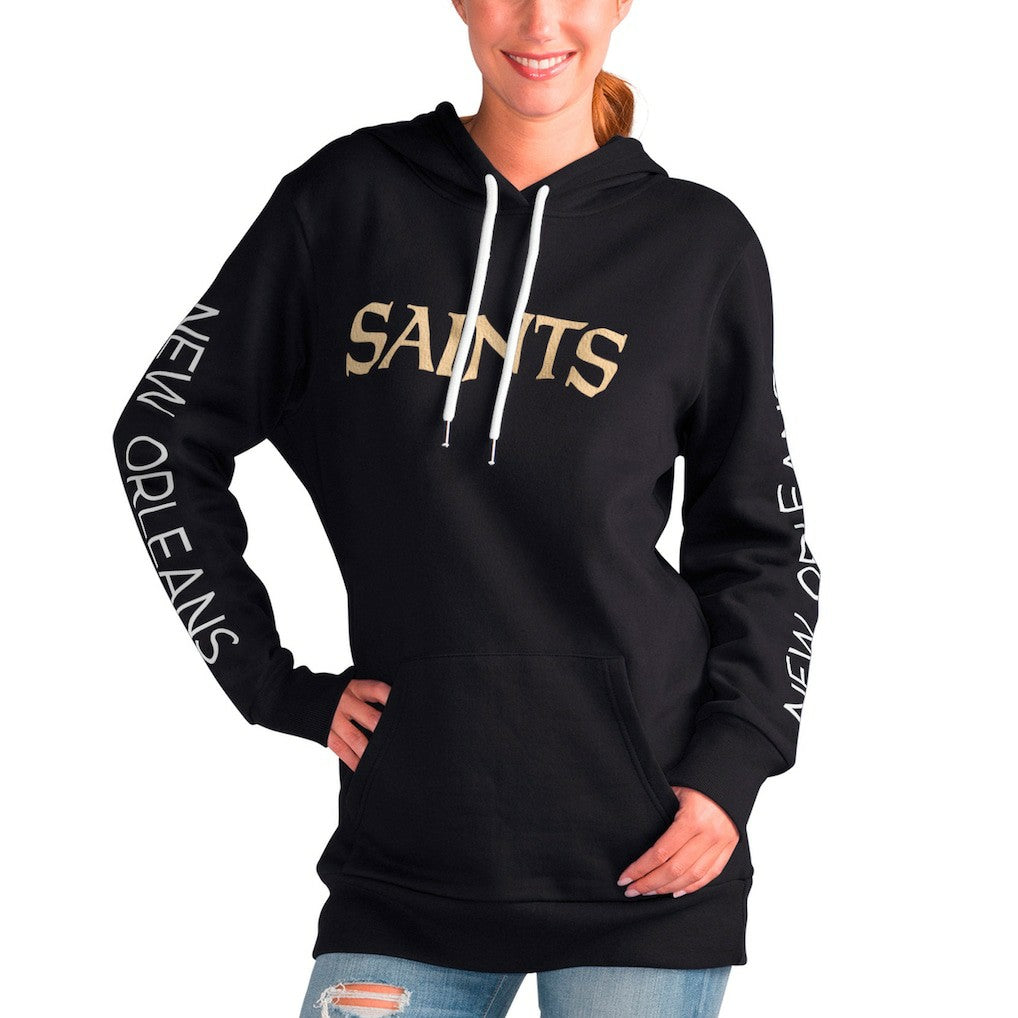 New Orleans Saints G-III 4Her by Carl Banks Women's Extra Inning Pullover Hoodie | NFL Sale