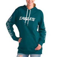 Philadelphia Eagles G-III 4Her by Carl Banks Women's Extra Inning Pullover Hoodie | NFL Sale
