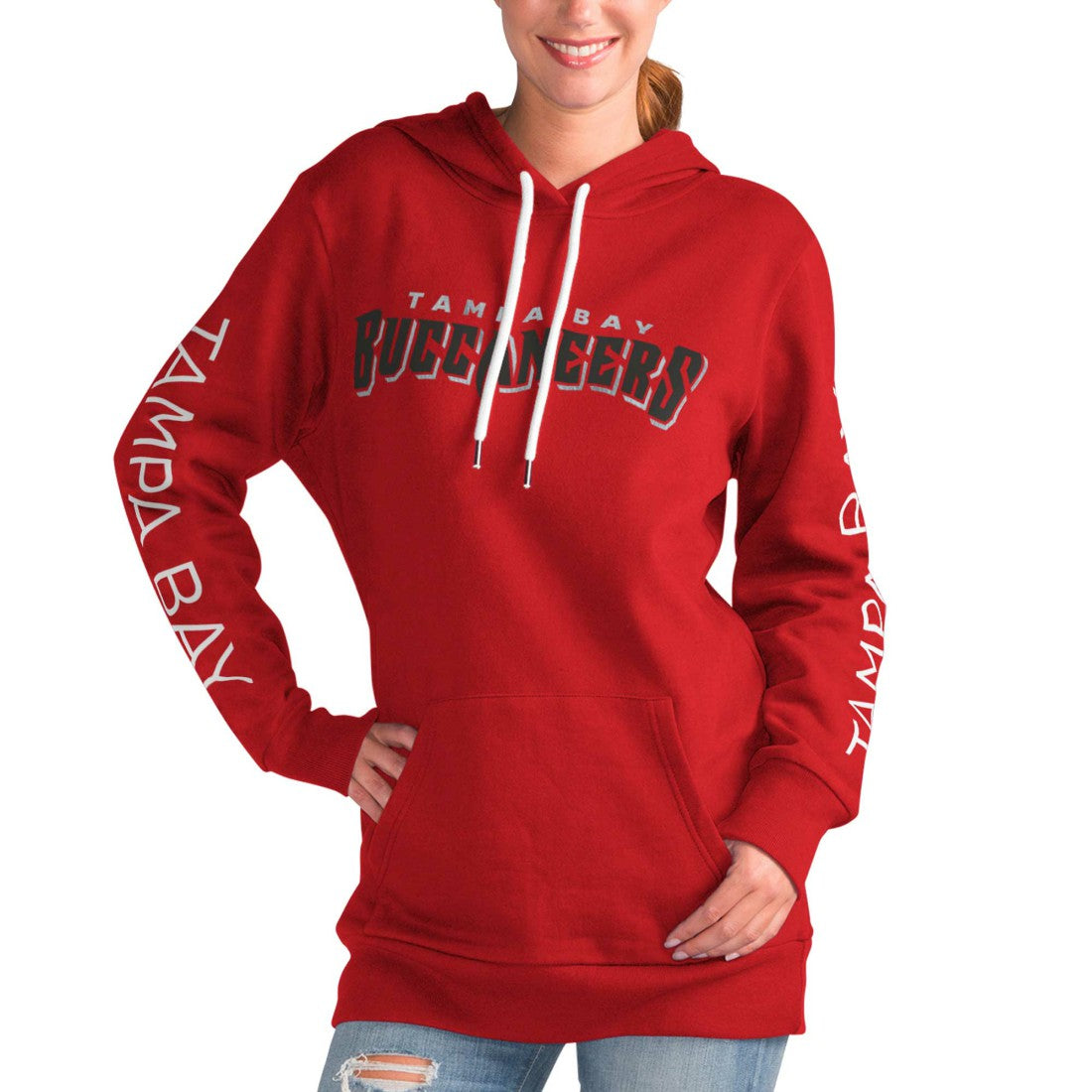 Tampa Bay Buccaneers G-III 4Her by Carl Banks Women's Extra Inning Pullover Hoodie | NFL Sale