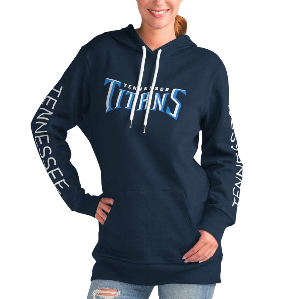 Tennessee Titans G-III 4Her by Carl Banks Women's Extra Inning Pullover Hoodie | NFL Outlet