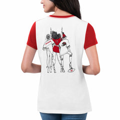 Tampa Bay Buccaneers G-III 4Her by Carl Banks Women's Fashion Illustration T-Shirt | NFL Outlet