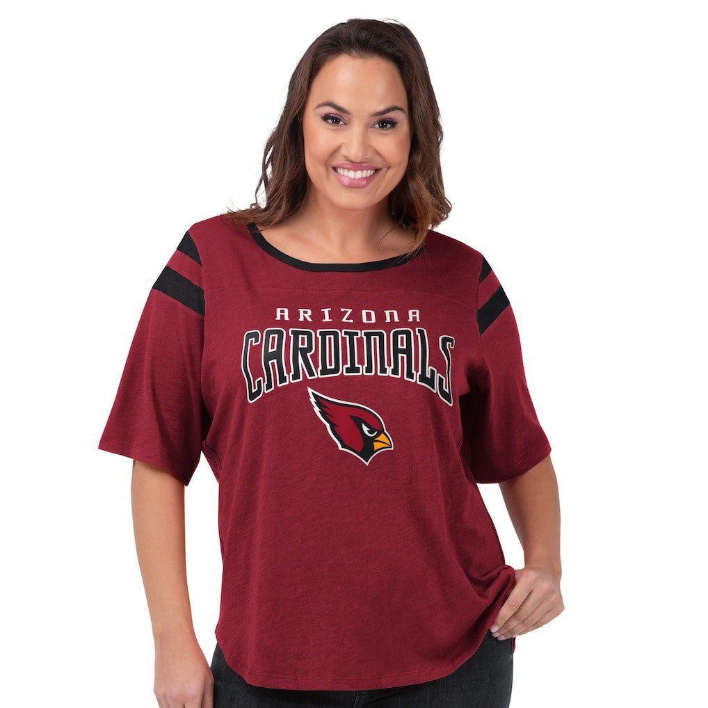 Arizona Cardinals G-III 4Her by Carl Banks Women's Plus Size Linebacker T-Shirt | NFL New