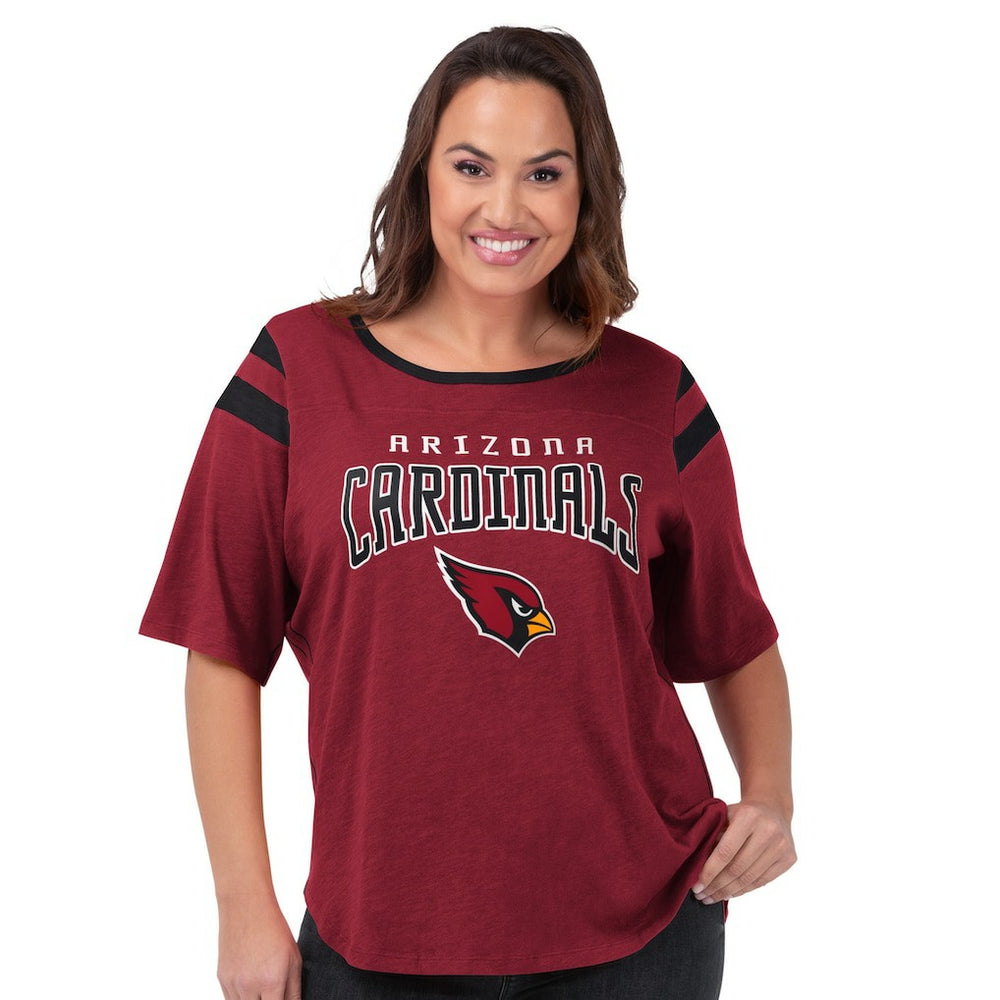 Arizona Cardinals G-III 4Her by Carl Banks Women's Plus Size Linebacker T-Shirt | NFL New
