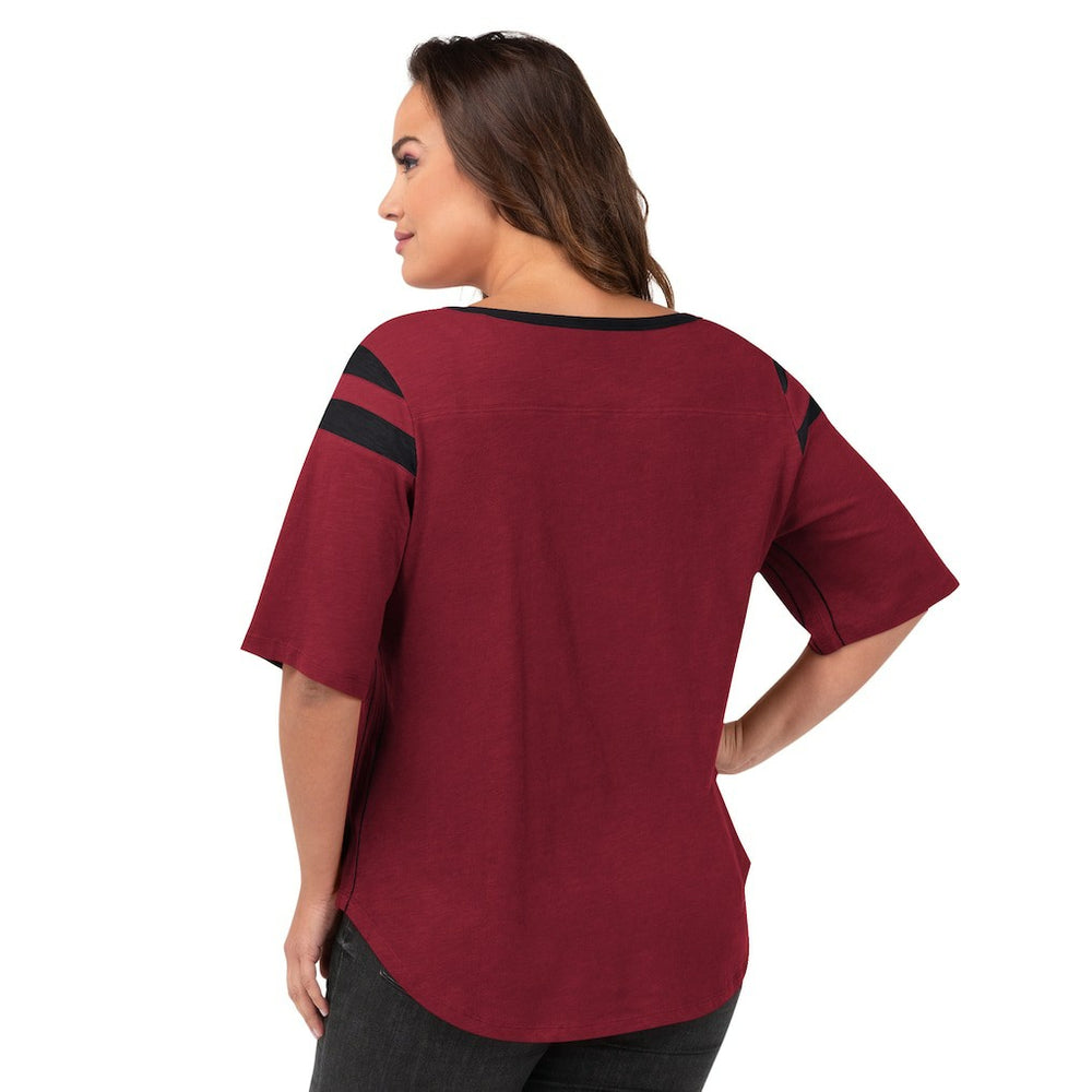 Arizona Cardinals G-III 4Her by Carl Banks Women's Plus Size Linebacker T-Shirt | NFL New