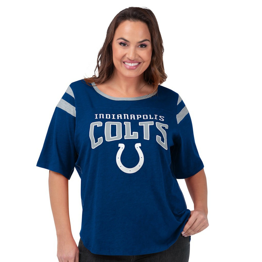 Indianapolis Colts G-III 4Her by Carl Banks Women's Plus Size Linebacker T-Shirt | NFL Hot