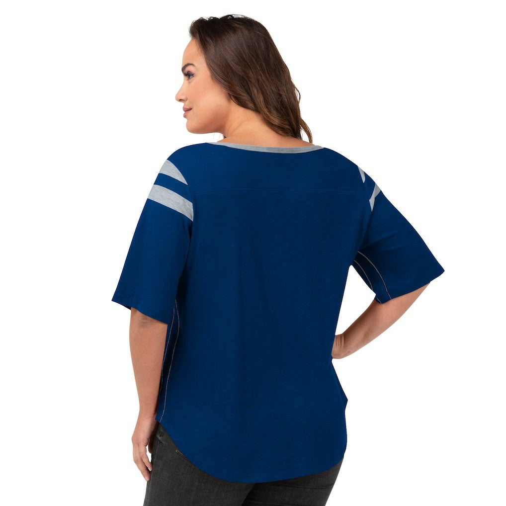 Indianapolis Colts G-III 4Her by Carl Banks Women's Plus Size Linebacker T-Shirt | NFL Hot