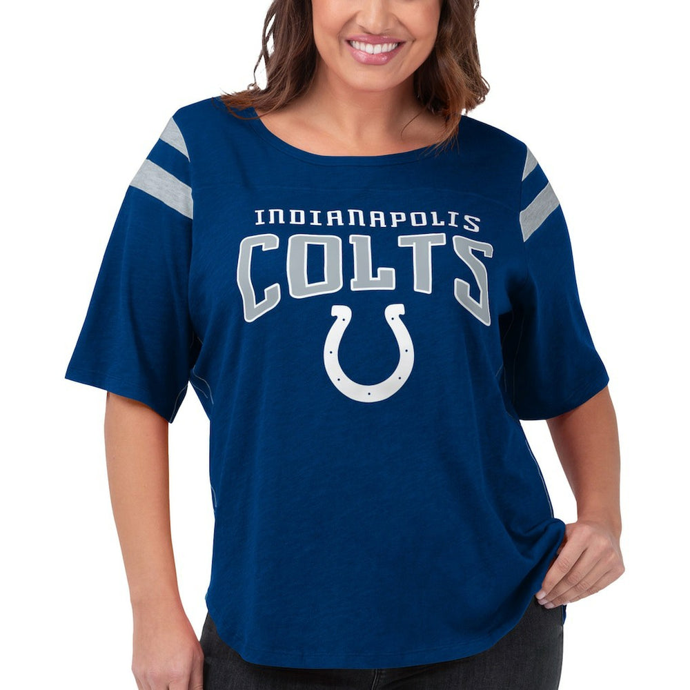Indianapolis Colts G-III 4Her by Carl Banks Women's Plus Size Linebacker T-Shirt | NFL Hot
