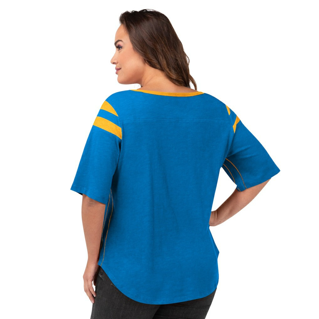 Los Angeles Chargers G-III 4Her by Carl Banks Women's Plus Size Linebacker T-Shirt | NFL Near me