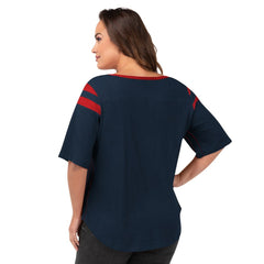 New England Patriots G-III 4Her by Carl Banks Women's Plus Size Linebacker T-Shirt | NFL Hot