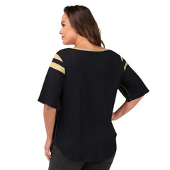 New Orleans Saints G-III 4Her by Carl Banks Women's Plus Size Linebacker T-Shirt | NFL Online