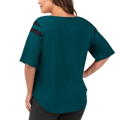 Philadelphia Eagles G-III 4Her by Carl Banks Women's Plus Size Linebacker T-Shirt | NFL On sale