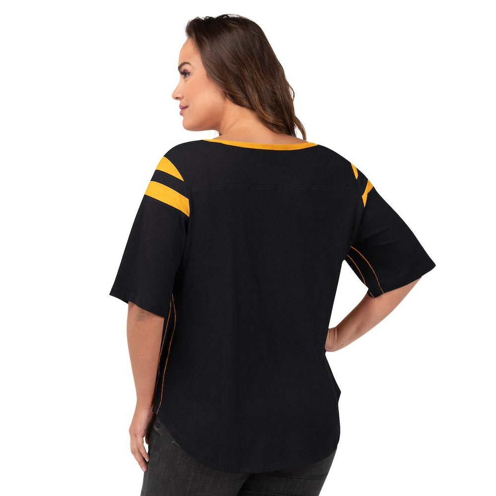 Pittsburgh Steelers G-III 4Her by Carl Banks Women's Plus Size Linebacker T-Shirt | NFL US