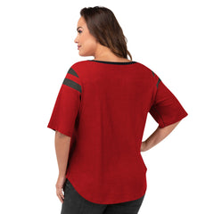 Tampa Bay Buccaneers G-III 4Her by Carl Banks Women's Plus Size Linebacker T-Shirt | NFL Hot