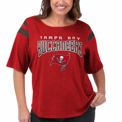 Tampa Bay Buccaneers G-III 4Her by Carl Banks Women's Plus Size Linebacker T-Shirt | NFL Hot