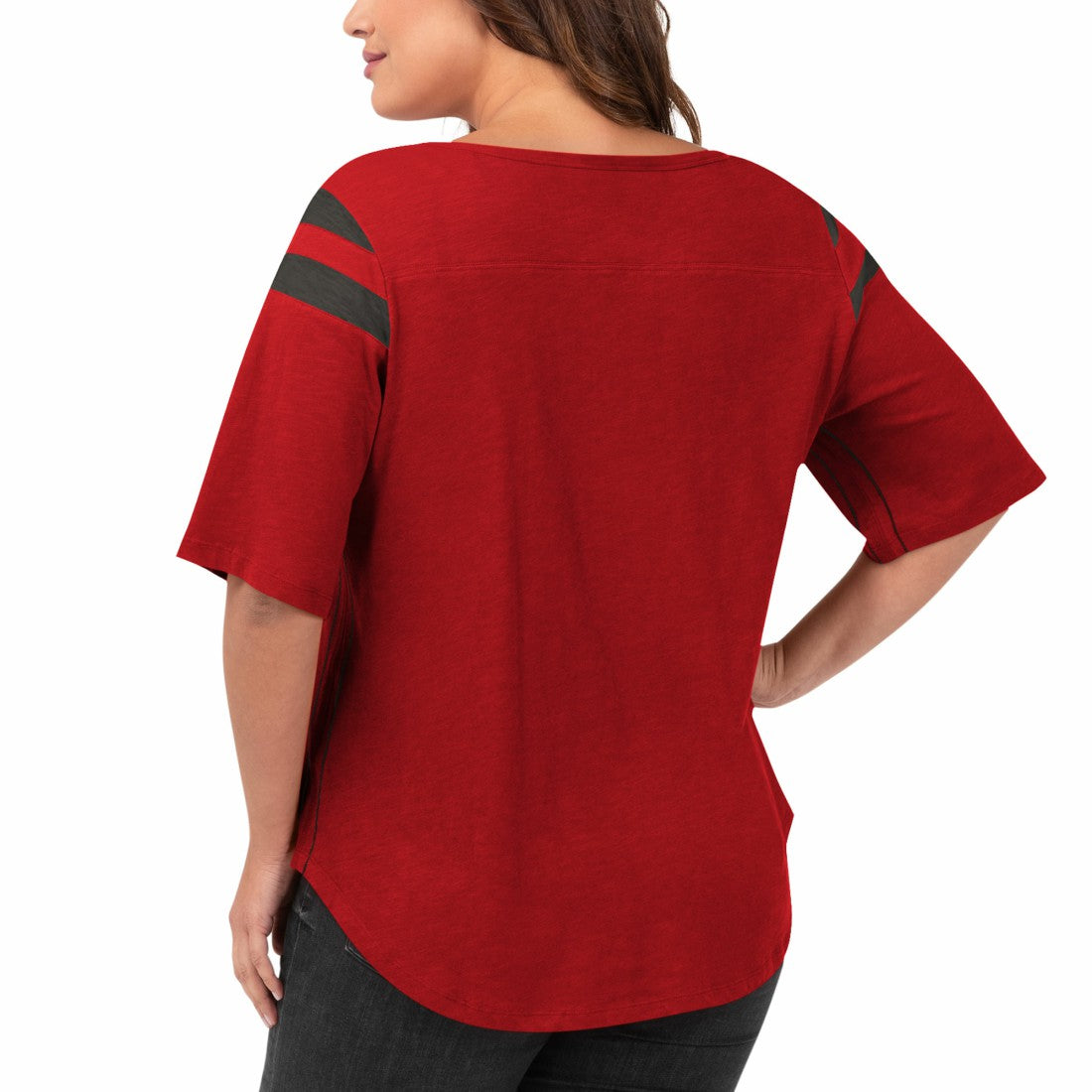 Tampa Bay Buccaneers G-III 4Her by Carl Banks Women's Plus Size Linebacker T-Shirt | NFL Hot