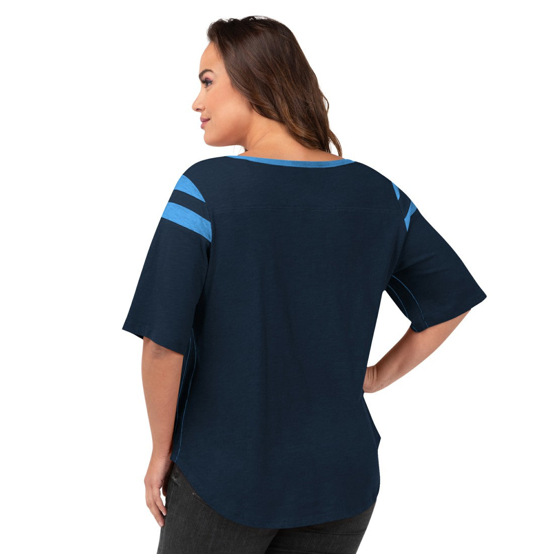 Tennessee Titans G-III 4Her by Carl Banks Women's Plus Size Linebacker T-Shirt | NFL US