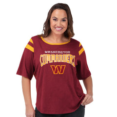 Washington Commanders G-III 4Her by Carl Banks Women's Plus Size Linebacker T-Shirt | NFL On sale