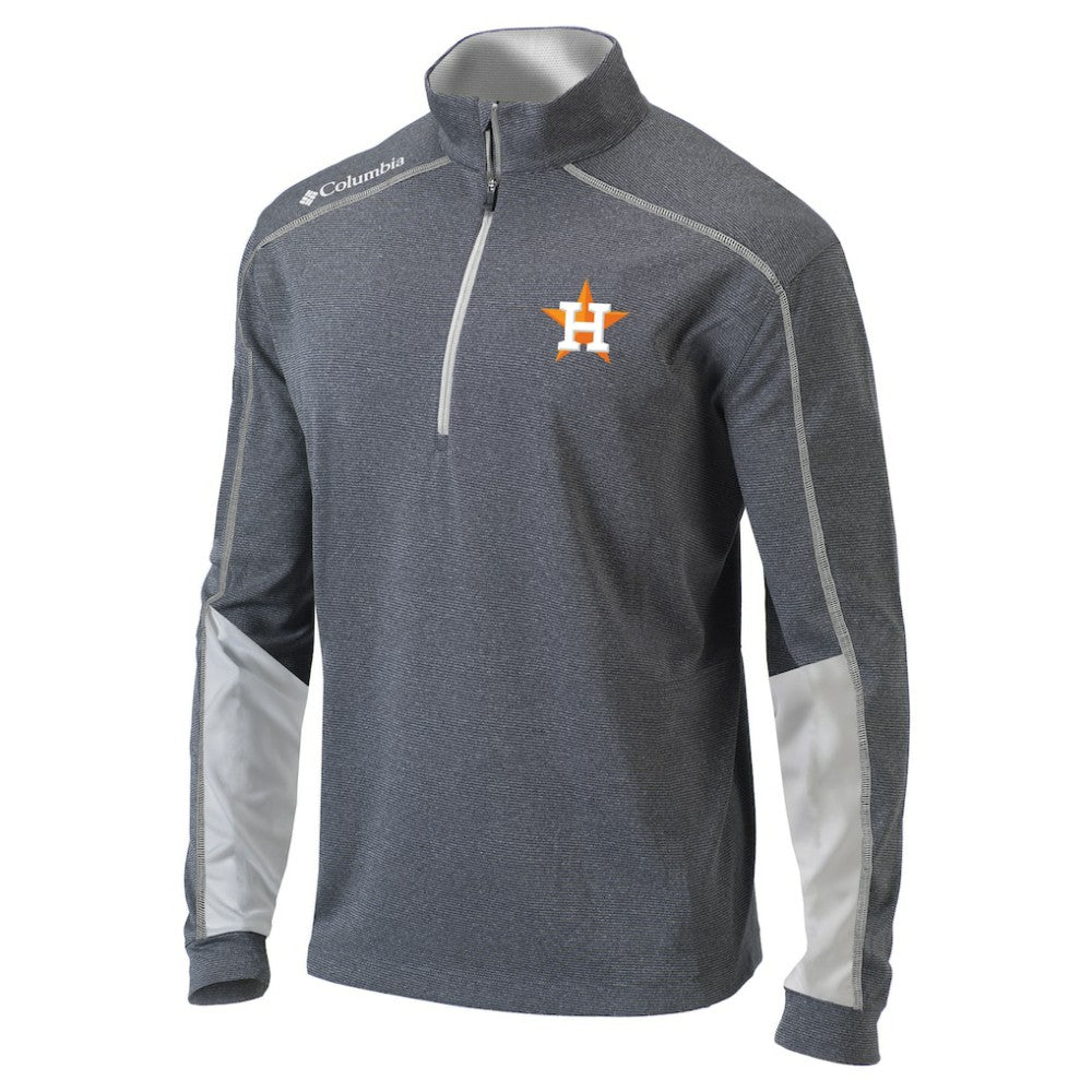Houston Astros Columbia Omni-Wick Shotgun 2.0 Quarter-Zip Pullover Top - MLB Pullover