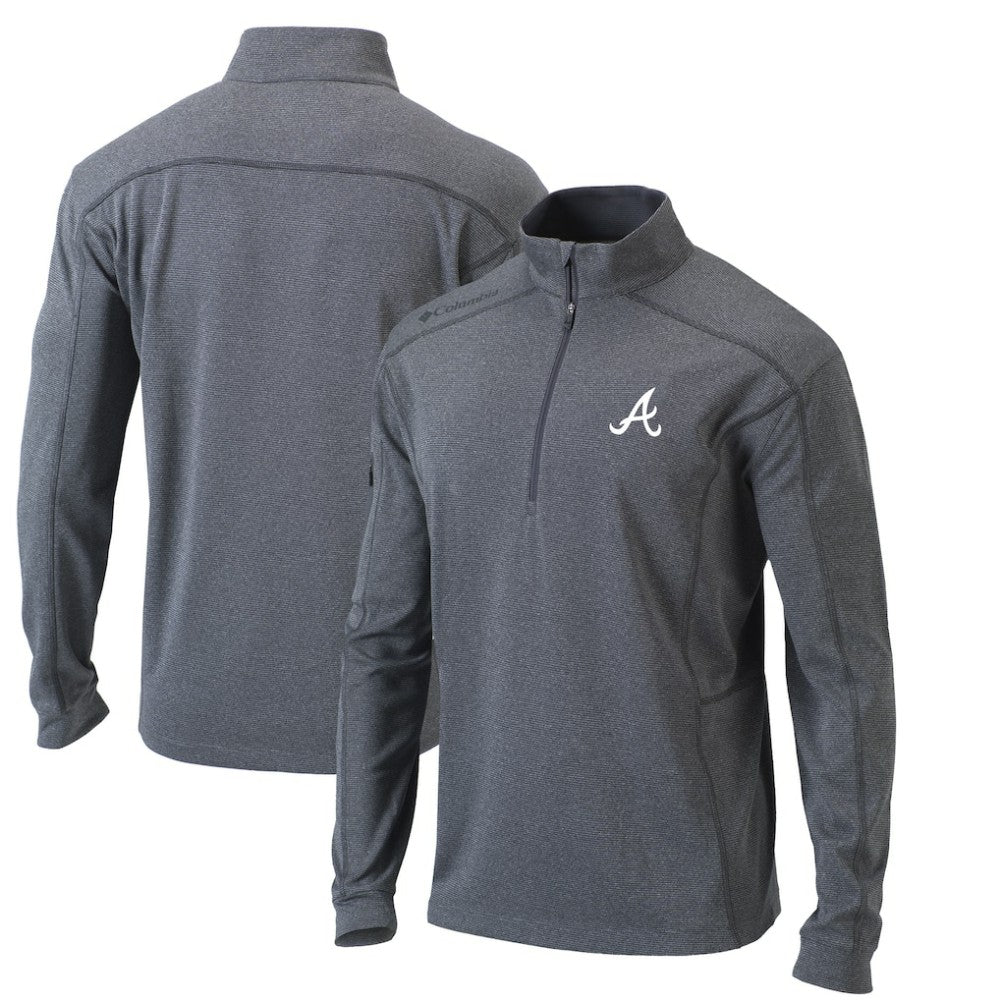 Atlanta Braves Columbia Omni-Wick Shotgun Quarter-Zip Pullover Top - MLB Pullover