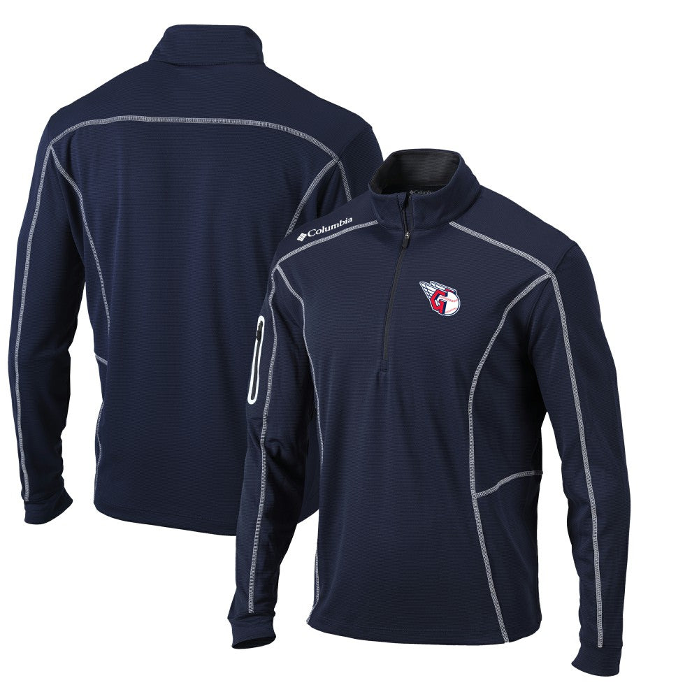 Cleveland Guardians Columbia Omni-Wick Shotgun Quarter-Zip Pullover Top - MLB Pullover