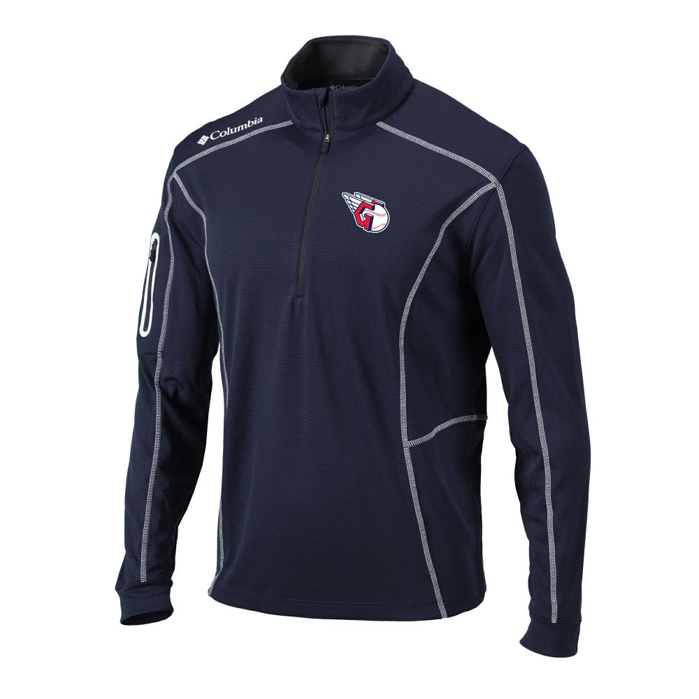 Cleveland Guardians Columbia Omni-Wick Shotgun Quarter-Zip Pullover Top - MLB Pullover