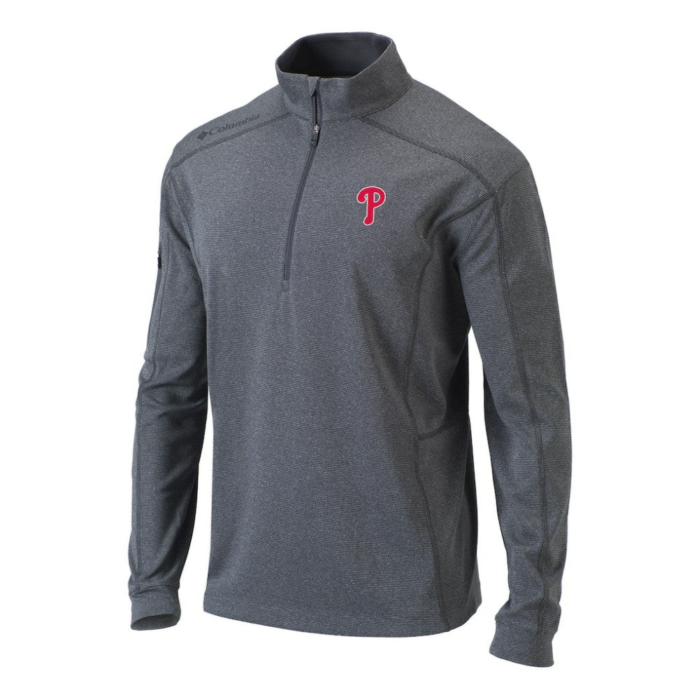 Philadelphia Phillies Columbia Omni-Wick Shotgun Quarter-Zip Pullover Top - MLB Pullover