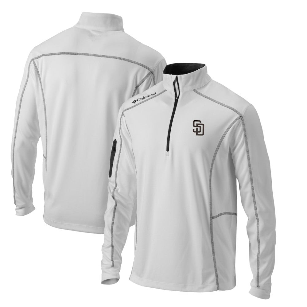 San Diego Padres Columbia Omni-Wick Shotgun Quarter-Zip Pullover Top - MLB Pullover