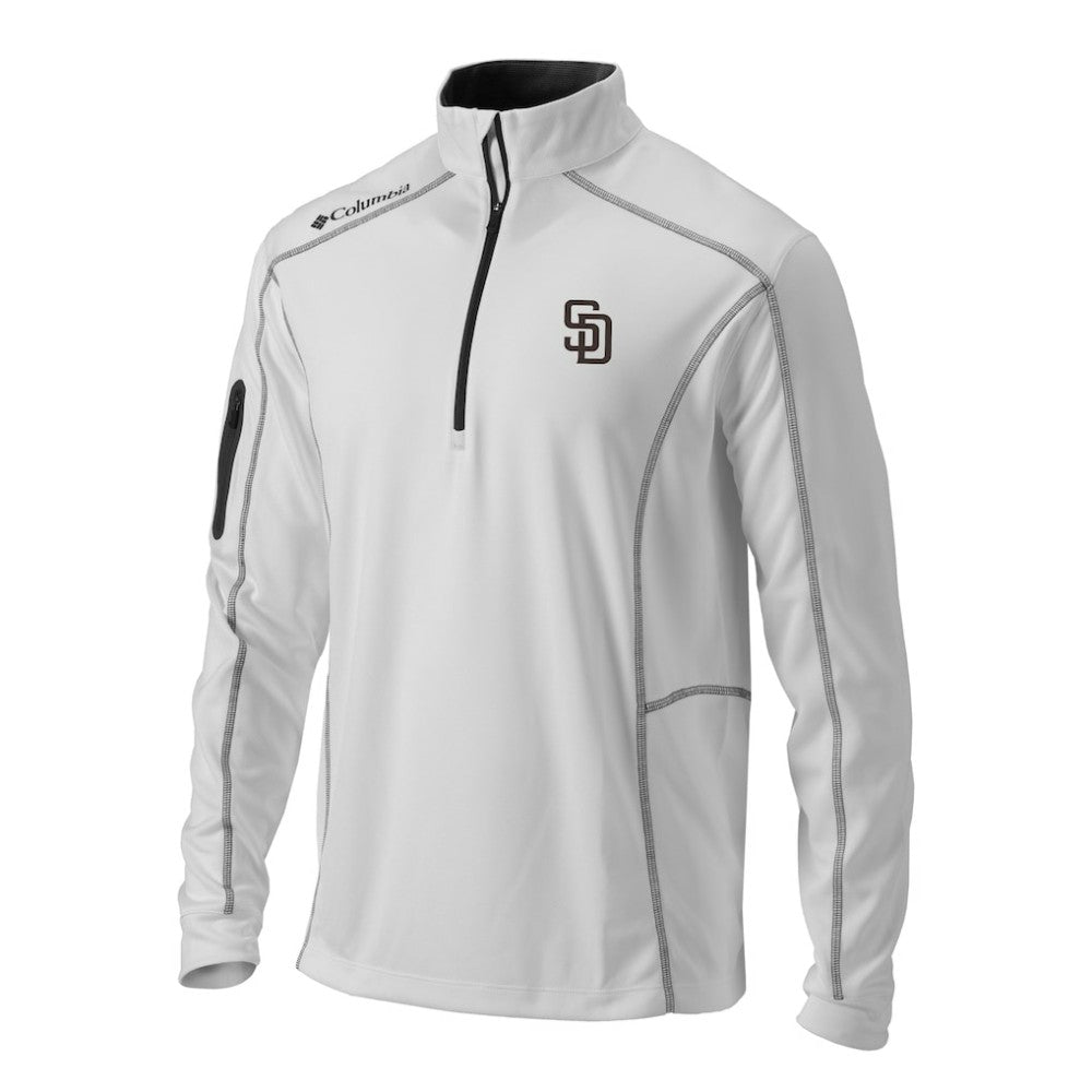 San Diego Padres Columbia Omni-Wick Shotgun Quarter-Zip Pullover Top - MLB Pullover