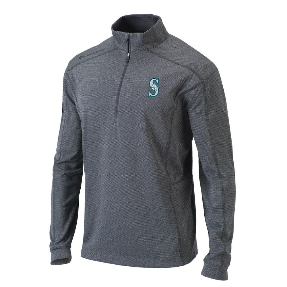 Seattle Mariners Columbia Omni-Wick Shotgun Quarter-Zip Pullover Top - MLB Pullover