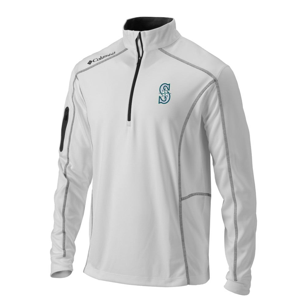 Seattle Mariners Columbia Omni-Wick Shotgun Quarter-Zip Pullover Top - MLB Pullover