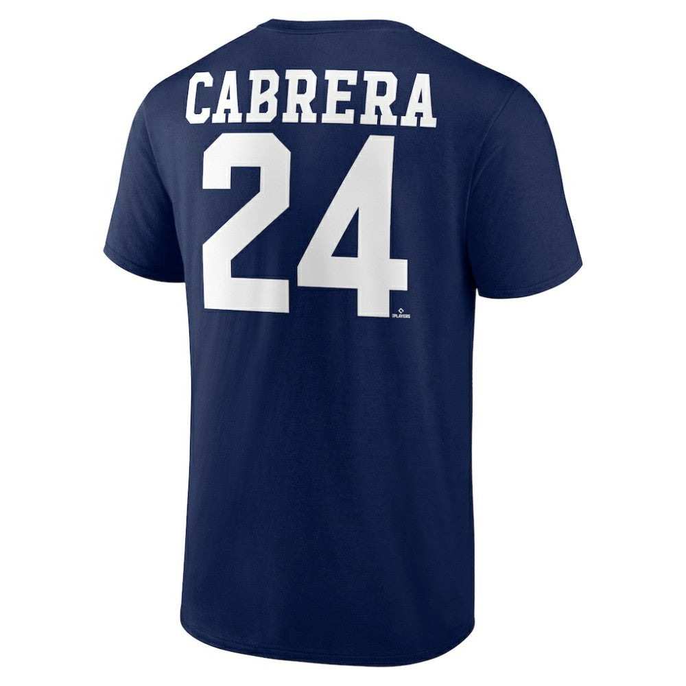 Miguel Cabrera Detroit Tigers Player Icon Name & Number T-Shirt - MLB T-shirts