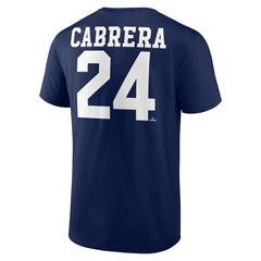 Miguel Cabrera Detroit Tigers Player Icon Name & Number T-Shirt - MLB T-shirts