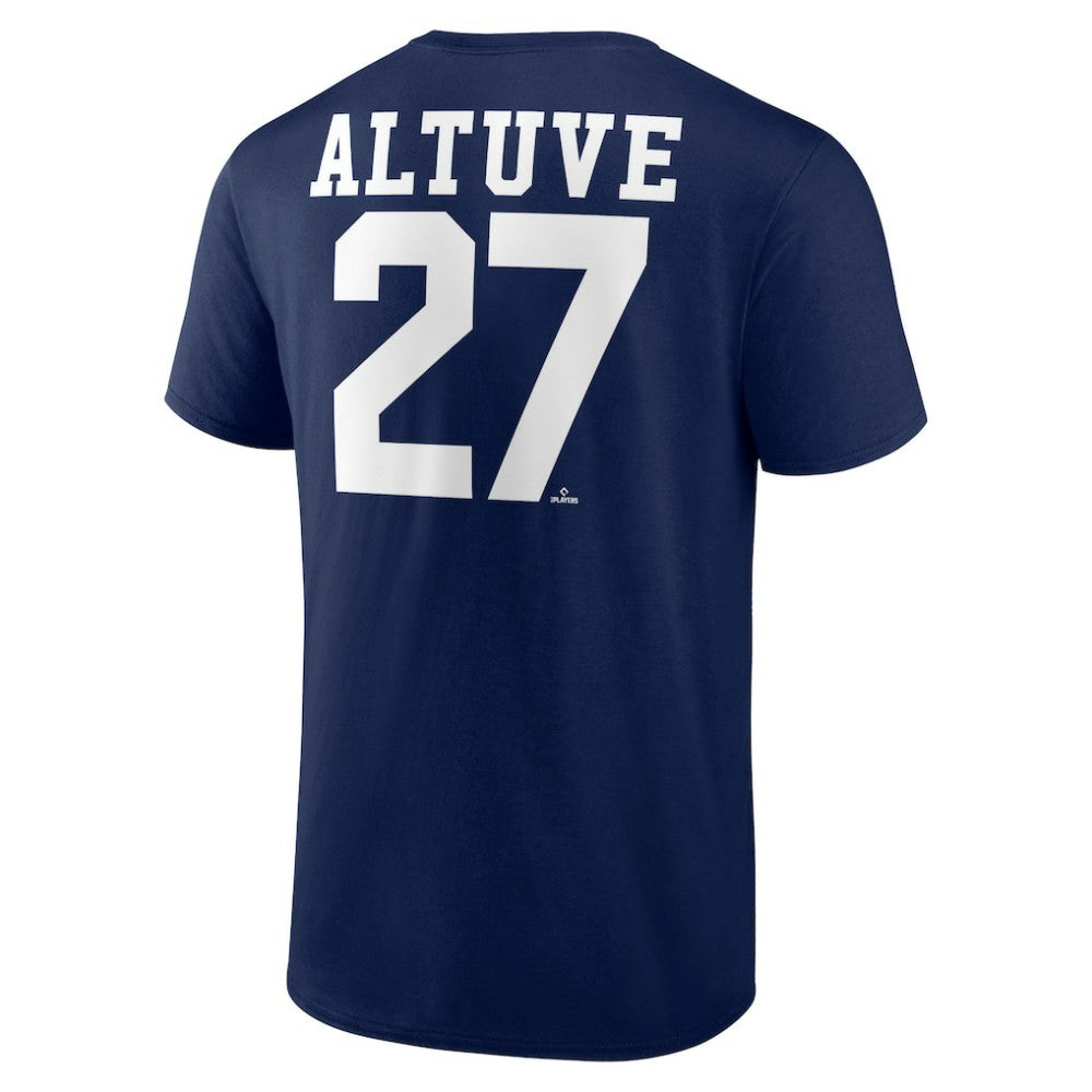 Jose Altuve Houston Astros Player Icon Name & Number T-Shirt - MLB T-shirts