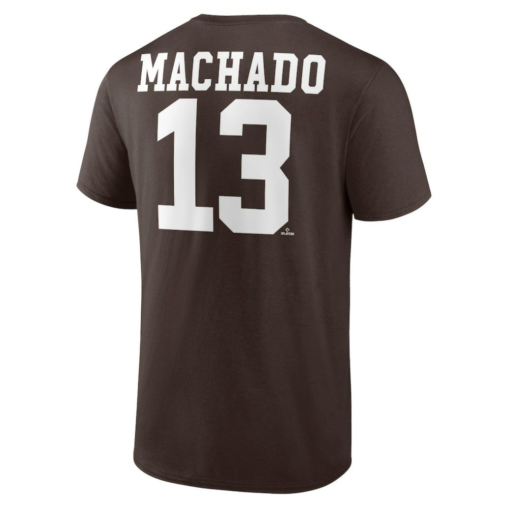 Manny Machado San Diego Padres Player Icon Name & Number T-Shirt - MLB T-shirts