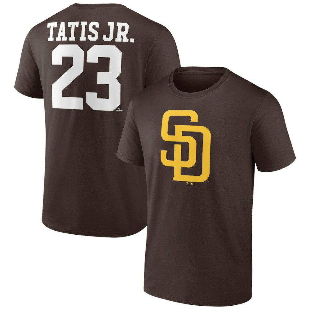 Fernando Tatis Jr. San Diego Padres Player Icon Name & Number T-Shirt - MLB T-shirts