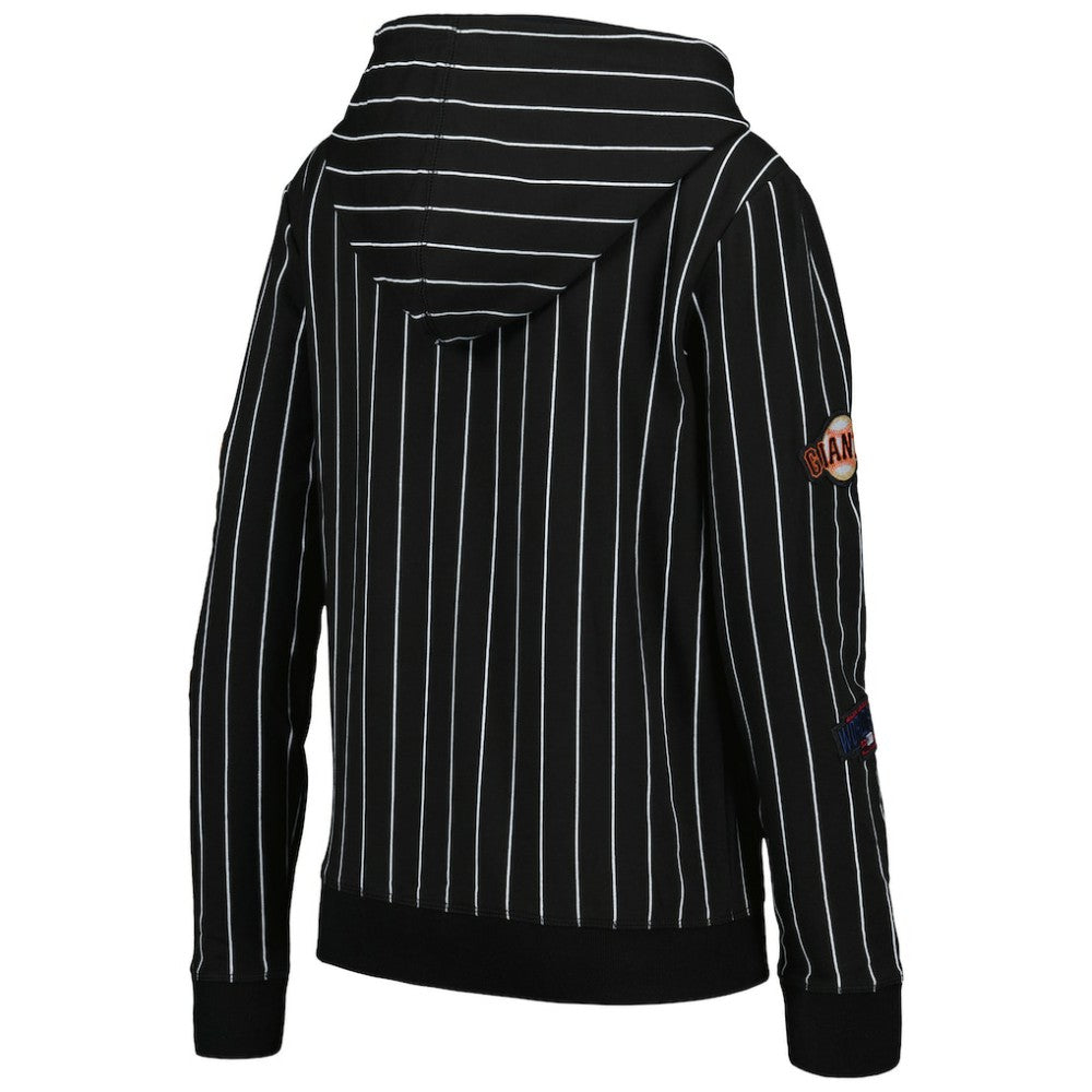 San Francisco Giants New Era Women's Pinstripe Tri-Blend Full-Zip Jacket - MLB Jackets