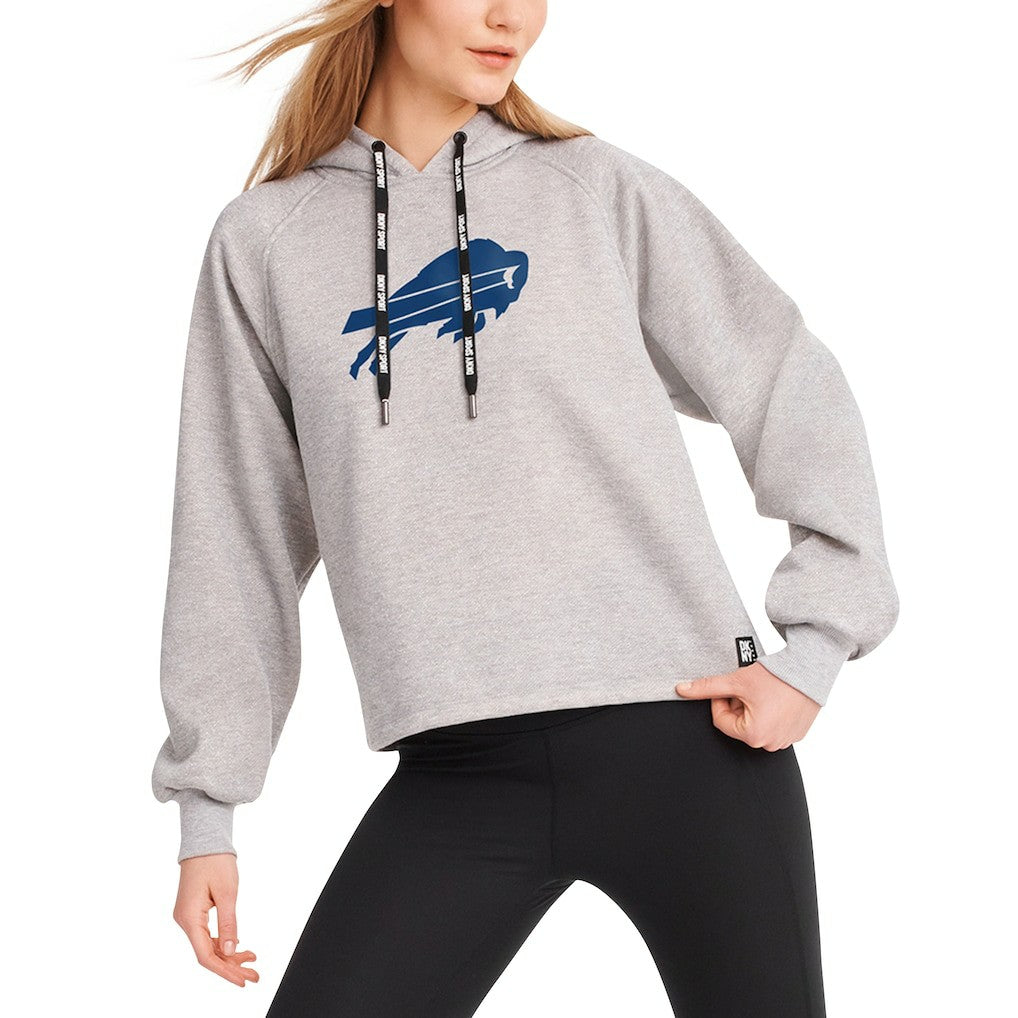 Buffalo Bills DKNY Sport Women's Debbie Dolman Raglan Pullover Hoodie | NFL Outlet