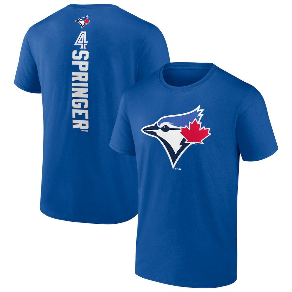 George Springer Toronto Blue Jays Playmaker Name & Number T-Shirt - MLB T-shirts