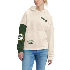 Green Bay Packers Tommy Hilfiger Women's Harriet Pullover Hoodie | NFL New