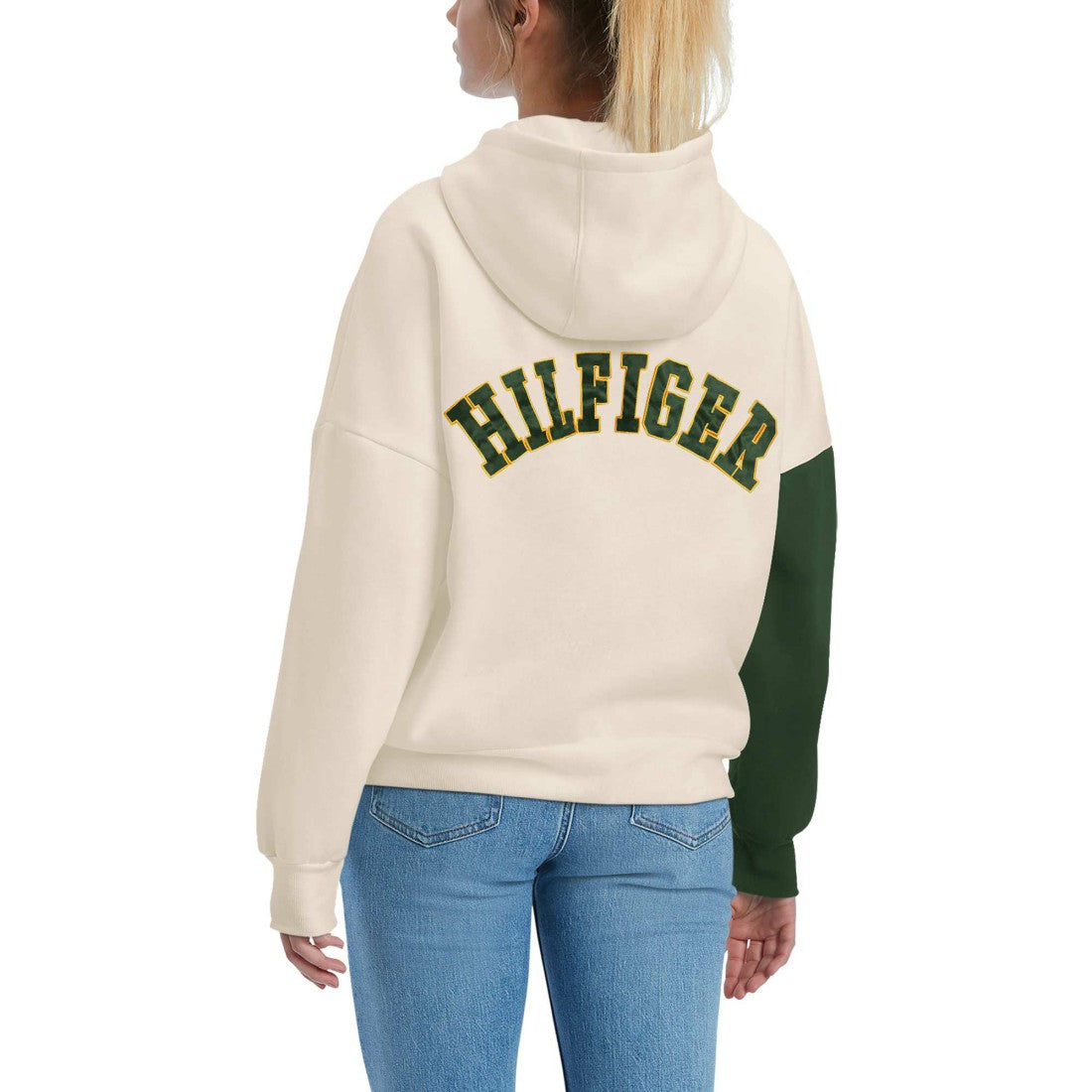 Green Bay Packers Tommy Hilfiger Women's Harriet Pullover Hoodie | NFL New