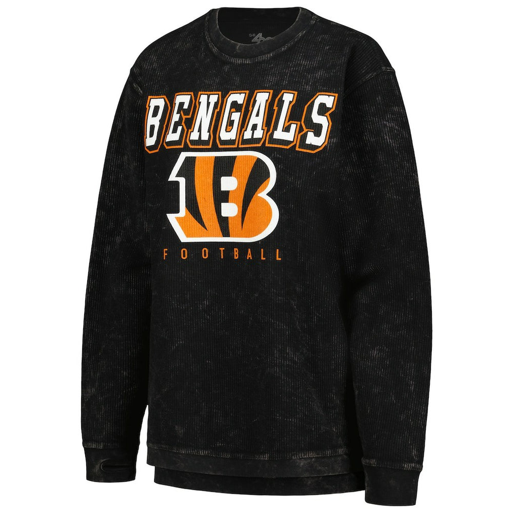 Cincinnati Bengals G-III 4Her by Carl Banks Women's Comfy Cord Pullover Sweatshirt | NFL Sale