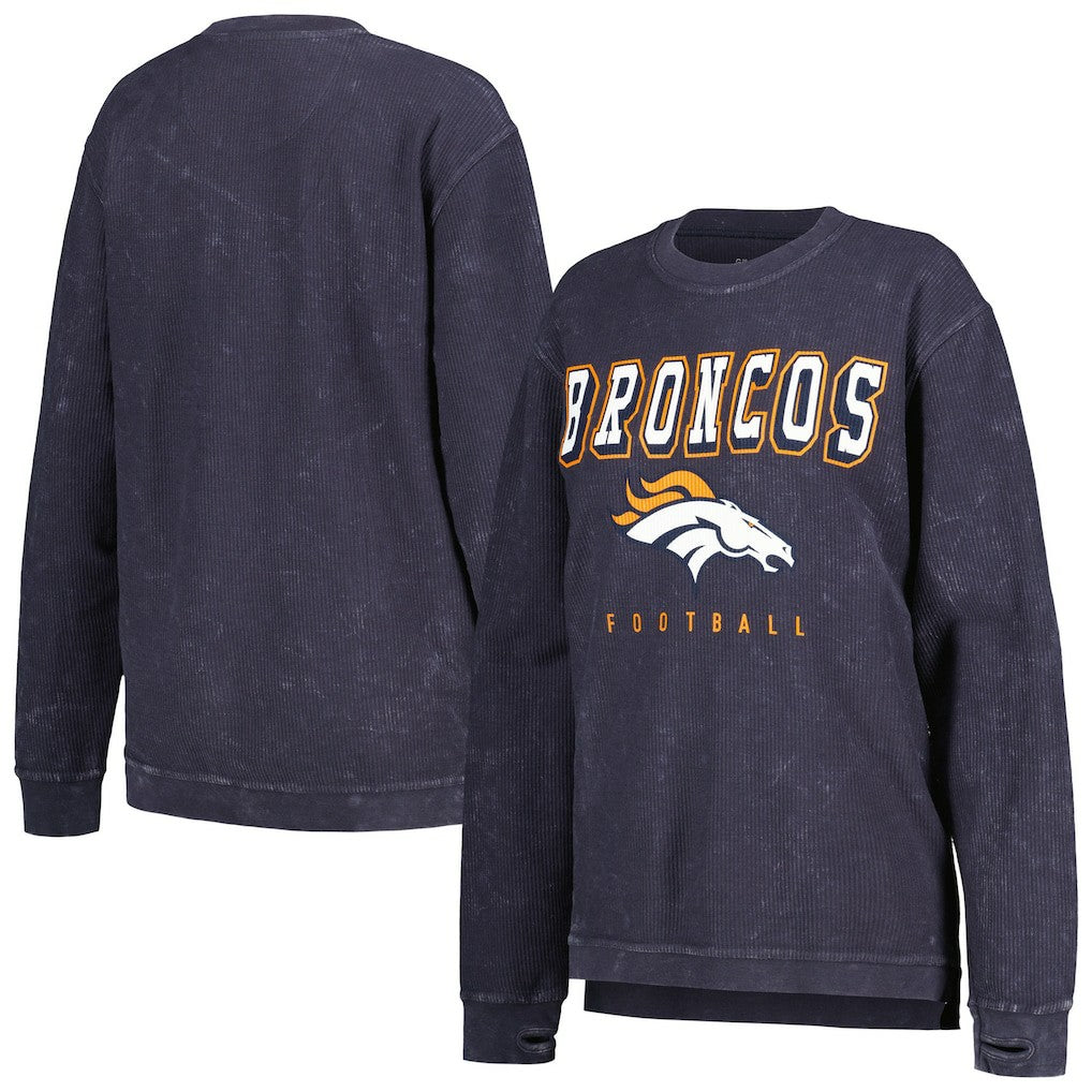 Denver Broncos G-III 4Her by Carl Banks Women's Comfy Cord Pullover Sweatshirt | NFL US